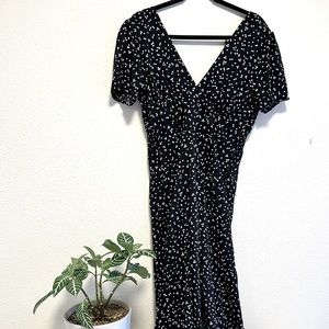 BLACK AND WHITE POLKA DOT MINKPINK JUMPSUIT